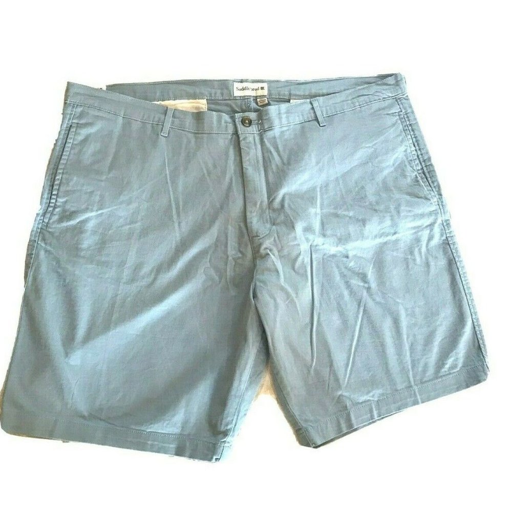 Saddlebred Mens Shorts Sz 42 Waist Blue 9" Inseam